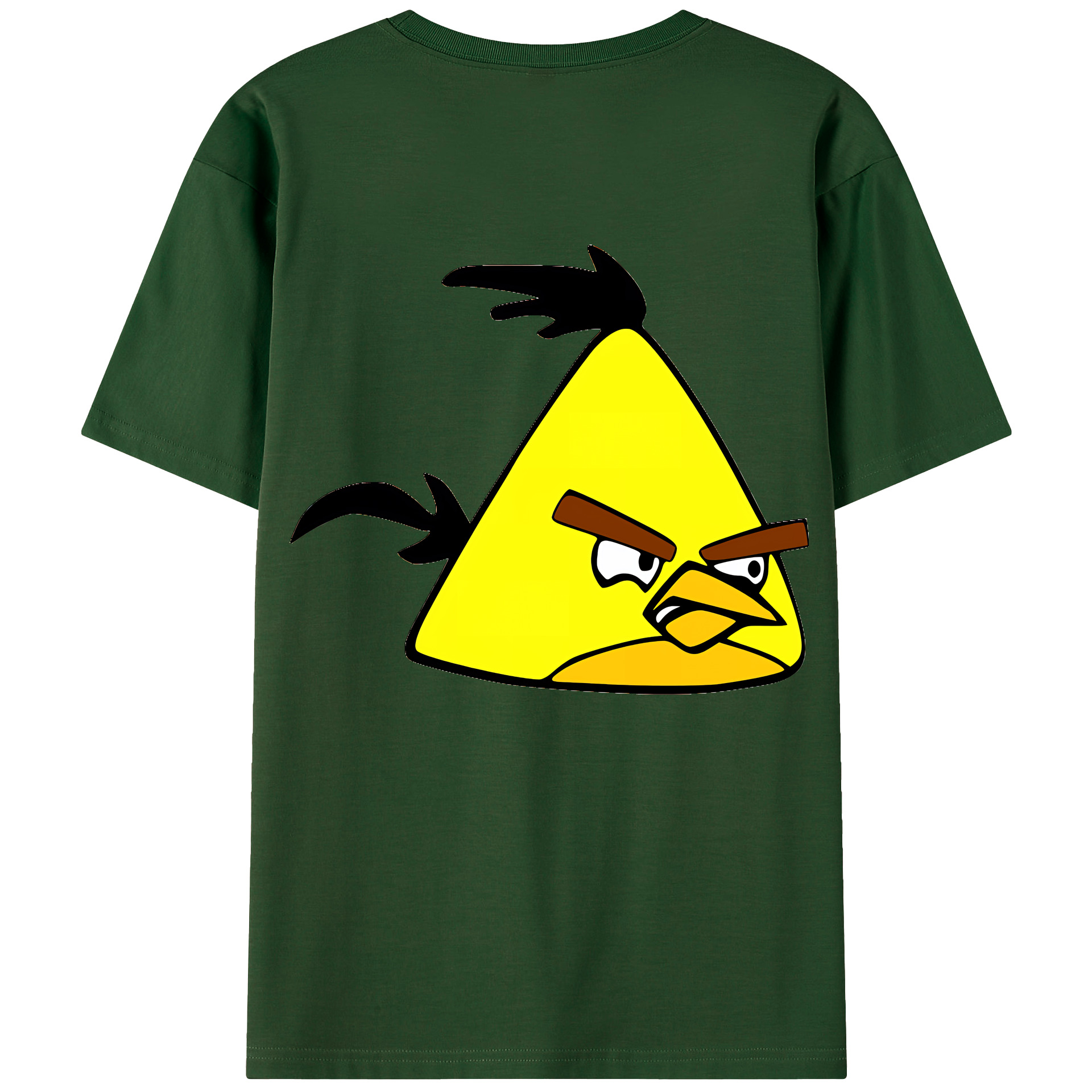 （画像用） Angry Birds アングリーバード 綿100％半袖Tシャツ（背面プリント）